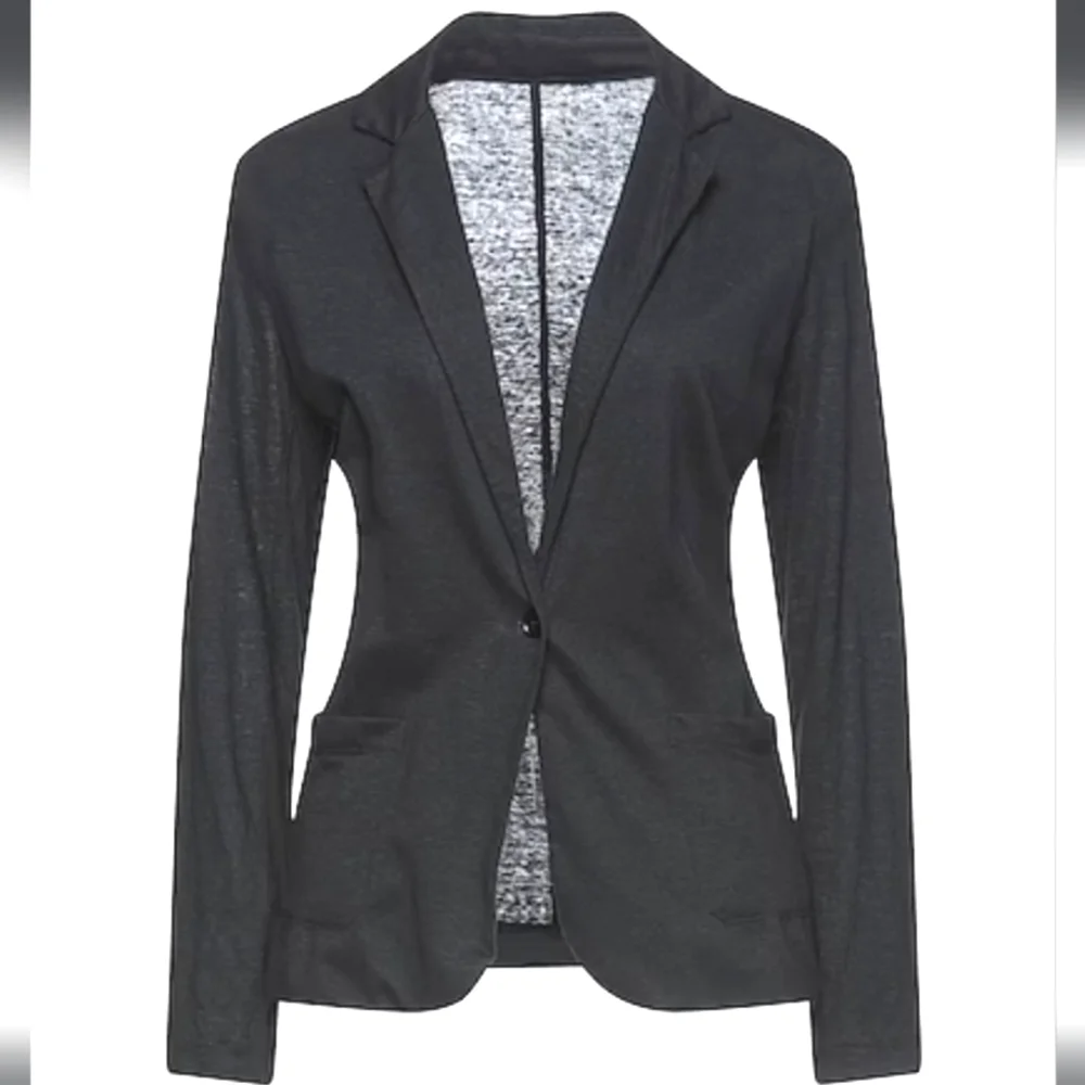 Majestic Filatures One Button Cardigan Blazer Grey Women's Medium
